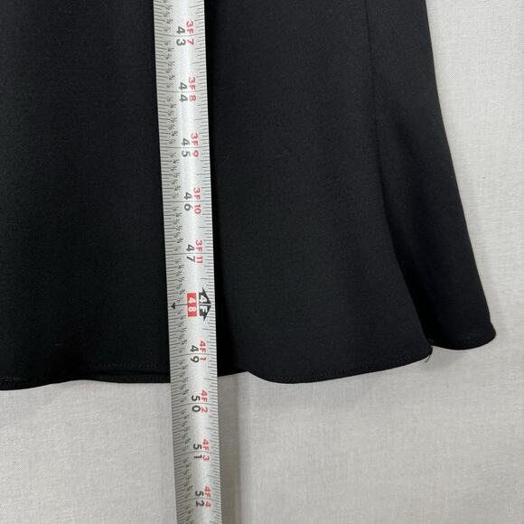 Vintage Jones New York Womens Dress 12 Black Beaded Midi Babydoll Whimsigoth - Picture 6 of 12